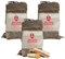 Green Olive Firewood - Kiln Dried Hardwood Logs - Kindling Wood - Logs for Fire Pit - Pizza Oven Wood - Heat Logs - Fire wood with less than 20% moisture - 20L Bag, 3 pack