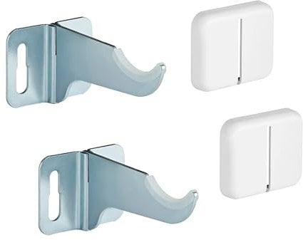 MB Supporto a muro per termosifoni in alluminio e portata fino a 100kg. Coperture incluse - 2 pezzi