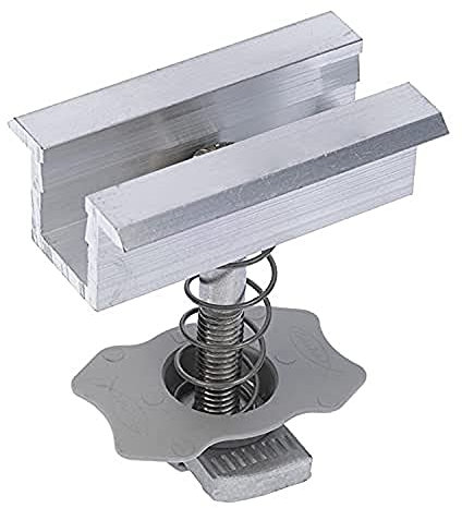 Fischer, Morsetto centrale PM C 30-34 per moduli fotovoltaici con cornice in alluminio (10 Pezzi)