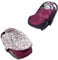 millybo Fußsack Baby Einschlagdecke für Winter geeignet für Kinderwagen Babyschale Babybett Autositz Buggy