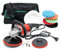 Wiltec Lucidatrice 1200W Con borsa Levigatrice a 6 livelli fino a 3000rpm Smerigliatrice rotativa
