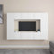 ZQQLVOO 8-TLG. TV-Schrank-Set,TV-Schränke,TV-Bänke,TV-Lowboard, Fernsehschrank,Fernsehtisch,Bücherregal,Vitrine,Raumteiler, Weiß Spanplatte