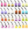 Hocadrv 32 Stück Milch Tee Charms Anhänger Harz Handwerk Charms Bubble Tea Boba Tea Anhänger Niedliches Dekoratives Zubehör für DIY Ohrringe Halskette Schlüsselbund (Gemischt)