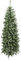 Rebecca Mobili Kleiner Weihnachtsbaum, Schmale Weihnachtsbäume, 963 Zweige, PVC Ständer Kunststoff Grün, Platzsparend, Heim Dekor - Größe: 210 x 81 x 81 cm (H×B×T) - Art. RE6756