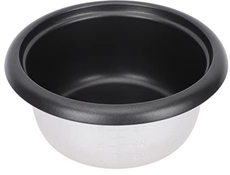 Zerodeko Rice Cooker Liner Tagine Pot Cooker House Cooker Inner Pot Non Stick Cookware Instant Inner Cooking Pot Rice Cooker Replace Liner Pan Bowl Multi Small Rice Cooker Lightweight Alloy