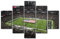 5 Paneele Wandkunst für Wohnzimmer, großes Las Vegas Sportstadion, Büro, Wanddekoration, Leinwanddrucke, Fußballstadion, modernes Kunstwerk für Männer, Jungen, Schlafzimmer, Badezimmer, gerahmt,