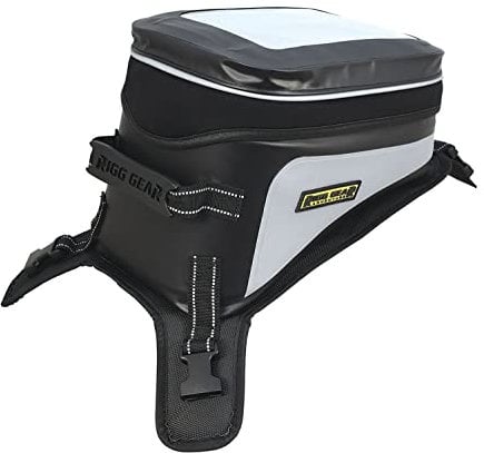 Nelson-Rigg Waterproof Hurricane Adventure Tank Bag, fits Most Honda Yamaha Kawasaki Adventure Bikes Black