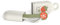 Suavinex, On the Go, Set Couverts Bébé avec Cuillère + Porte-Cuillère + Porte-Bavoir. Pour manger à l'extérieur. Lavable au lave-vaisselle. Pour Bébés +4 Mois, Baies, Gris