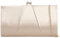 UShopUK Clutch/Handtasche aus Satin, für Hochzeit, Abschlussball, Hochzeit, Abendveranstaltung, Party, medium (Beige)