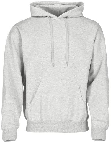 Fruit of the Loom Classic Kapuzen-Sweat + GRATIS MyShirt Stoffbeutel, Farbe:Graumeliert + GRATIS MyShirt Stoffbeutel, Größe:4XL