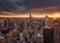 Displate - Poster aus Metall - Magnet-Montage - World Class Photos - Cityscapes - Manhattan Panorama 45 cm x 32 cm