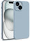 MyGadget Silikon Hülle kompatibel mit Apple iPhone 15 - Zweilagige Handyhülle mit Kameraschutz - Cover mit Innenfutter & Silikon außen - Babyblau