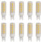 G9 LED Lampe 10W, 1000LM, Warmweiß 3000K, Ersatz 50W-100W G9 Halogenlampe, G9 Sockel, Kein Flackern, Nicht Dimmbar, G9 Glühbirnen für Kronleuchter, Deckenleuchten, Wandleuchten, AC 220-240V, 10er Pack