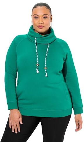 Ulla Popken Damen Shirt smaragd 50+