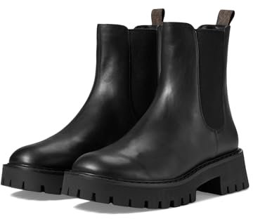 MICHAEL KORS(マイケルコース) Asher - Stivaletti Chelsea da donna, Marrone/nero., 37 EU