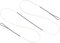 PATIKIL Recurve Bogensehne, Bogenschießen Bogensehnen Ersatz 14 Stränge Langbogen Sehne Bogenschnur für Universelle Recurvebogen Bogensportausrüstung, Weiß AMO 66 (Tatsächlich 62)