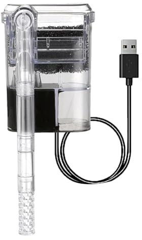 Bomba de filtro para pecera, filtro de acuario suspendido, filtros silenciosos para peceras, filtro de flujo ajustable, filtro de tanque externo, accesorios de acuario para agua limpia y salud de