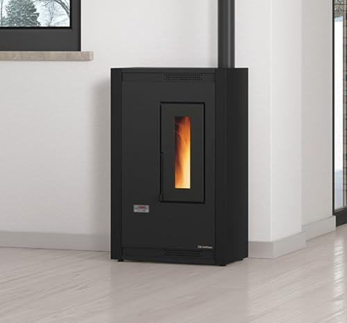 La Nordica - Stufa a pellet ventilata 5.1 kW colore Nero