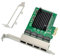 Replacement 4 Port RJ45 Gigabit Ethernet PCI-e PCIe X1 Network Adapter Card VLAN Server NIC