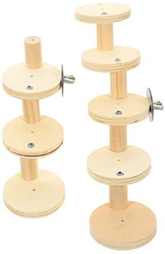 HEMOTON Hamster Holzleiter Leiterspielzeug Interessantes Hamsterspielzeug Übung Hamsterzubehör Kletterspielzeug für interessantes Leiterspielzeug Hamsterleiter Hamsterversorgung hölzern