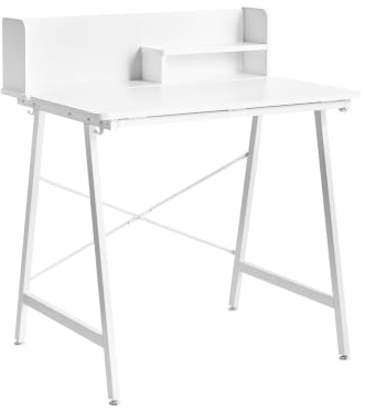Zeichentisch weiß 80 x 62 cm mit neigbarer Tischplatte Schreibtisch Aland