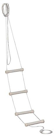Behrend Bettleiter, Strickleiter, Aufrichtehilfe, Kunststoff, Nylon-Seil, 285cm lang