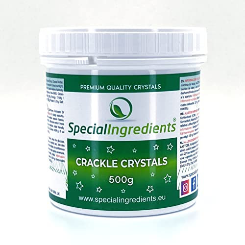 Special Ingredients Crackle Crystals Knallbrause 500g Höchster Qualität, GVO-frei, Ideal für Kuchen, Bonbons und Eiscreme