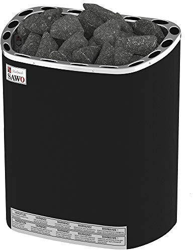 SAWO SCANDIA 8 kW Elektrische Saunaofen mit Flock-Beschichtung Thermo-Safe Aussenmantel ohne Steuerung