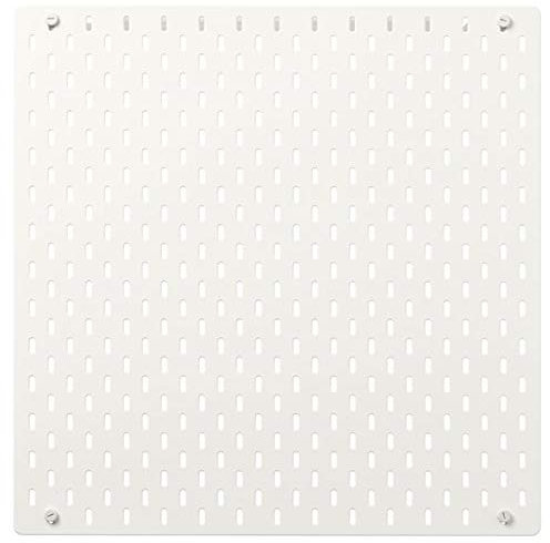 BestOnlineDeals01 Tableau perforé Blanc 56 x 56 cm Panneaux d'affichage. Organiseurs pour papiers et médias. Petit rangement et organiseurs. Rangement et organisation. Respectueux de l'environnement.