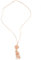 Flybloom Long Beaded Necklace Women Sweater Chain Tassel Pendant Jewelry Accessories（Champagne Color