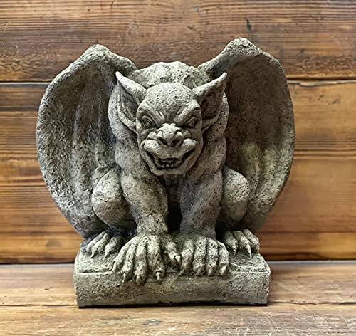 J and L Stone Ornaments Stone Winged Gargoyle Gothic Sculpture