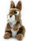 Hase KLOPFER beige sitzend Häschen Kaninchen Kuscheltier Plüschtier Plüschhase