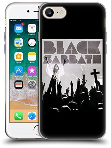 Head Case Designs Offizielle Black Sabbath Victory Schluessel Kunst Gelhülle [Militärischer Schutzgrad] Kompatibel Mit Apple iPhone 7/8 / SE 2020 & 2022 Und Kompatibel Mit MagSafe