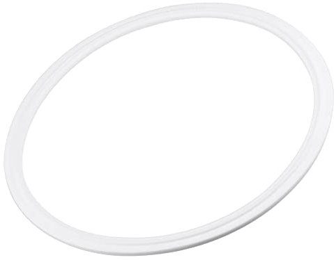 sourcing map PTFE-Dichtungsflansch-O-Ring für 6-Zoll-Vakuumspanner weiß