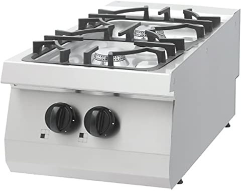 Maxima Gastro Heavy Duty Kochfeld - 2 Brenner - 15 kW - Gas