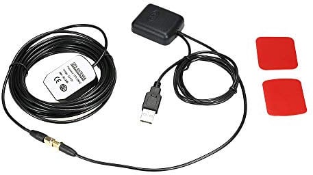 Lechnical Car GPS Signal Antenna Amplifier Booster with GPS Receiver + Transmitter 30DB for Phone Navigator