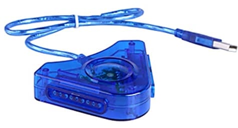 FUPOFUPOM Controller di gioco USB Controller a doppia porta adattatore USB per PC per PS1/PS2