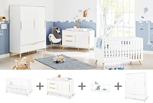 Pinolino Babyzimmer, weiß, Extra breit