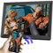 Digitaler Bilderrahmen WLAN 10.1 Zoll, Camnoon Elektronischer Bilderrahmen 1080P Touchscreen, IPS Bildschirm Auto-Rotat Design mit 16GB Interner Speicher, APP, Foto/Musik/Video Player/Kalender/Alarm