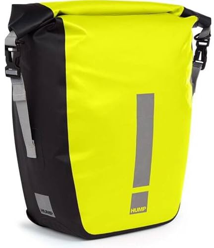 HUMP Reflective Waterproof 30L Single Pannier, Yellow
