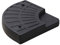 METRO Professional Base para sombrillas, hormigón y plástico Protector, con asa de Transporte, 30 kg, Negra