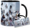 Assassins Creed Tasse Ceramique Intérieure et Poignée Noire Mug