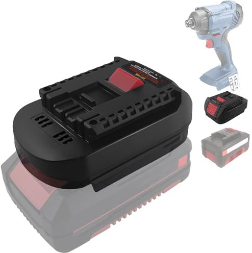 Akku-Umrüstungsadapter Adapter zum Umrüsten von EIN-Akkus der 18V-Serie auf Bosch GBA-Elektrowerkzeugprodukte Adapter zum Umrüsten von EIN-Akkus der 18V-Serie auf Bosch GBA-Werkzeuge.