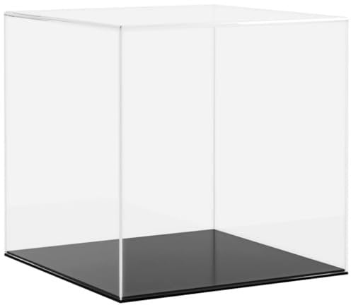vidaXL Vitrine, Schaukasten Staubschutz, Sammlervitrine für Sammlerstücke Spielzeug Figuren, Ausstellungsbox Acrylbox, Transparent Acryl