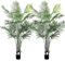 Leflos 180 cm Palmier Artificiel Dypsis Lutescens, Plante d'intérieur Seulement avec 18 Troncs détachables, déco pour Bureau, Magasin, Appartement et fête, 2-pièces