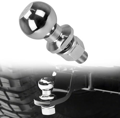 Kugelkopf AnhäNgerkupplung, 50mm 3.5t, ø22mm Schraube, AnhäNger Kugelkopf, Kupplungskugel AnhäNgerkupplungskugel, Kugelkopfbolzen Gerade Ackerschiene, AnhäNger Kupplung, FüR Ackerschiene Bis 3.5t