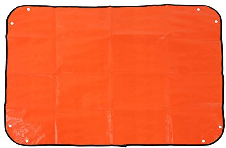 F&Y Large Waterproof Foldable Repotting Mat for Plants Live Houseplants, Ideal for Potting Soil Indoor Plants (Orange)