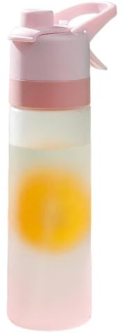 Pulvérisateur de pulvérisation pour bouteilles pour le sport | Gourde de sport de 650 ml avec pulvérisation brumisante | Bouteille brumisée avec bec Easy-Drink Gym, Course | Gourde isotherme Aqua