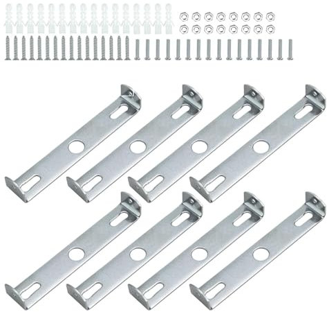 SRJQXH Barre de Fixation Plafonnier, 8 Pièces Fixation Lustre Plafond, avec Vis D'expansion, Convient pour Chambre à Coucher, Salle de Bain, Magasin de Vêtements