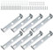 SRJQXH Barre de Fixation Plafonnier, 8 Pièces Fixation Lustre Plafond, avec Vis D'expansion, Convient pour Chambre à Coucher, Salle de Bain, Magasin de Vêtements